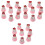 24Pcs DIY Pink Vegetable Fruit Cutters Cookie Molds 8 Assorted Shapes 3