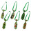 12Pcs Pet Tie Decor Assorted Colors St Patrick's Day Printed Neck Ties 11