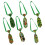 12Pcs Pet Tie Decor Assorted Colors St Patrick's Day Printed Neck Ties 9