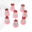 24Pcs DIY Pink Vegetable Fruit Cutters Cookie Molds 8 Assorted Shapes 11