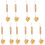 10Pcs Sturdy Wood & PP Bristle Wok Brush Plastic Kitchen Scrubber 3