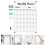 2Sets Clear Acrylic Wall-Mounted Memo Board for Home and Office Use 7