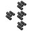 12Pcs Replacement Rollers for Pedicure Black ABS Electric Foot File 8