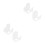 4 Pcs Transparent Makeup Device For Foundation Eyeshadow Cremes 5