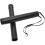 2Pcs Portable Telescoping Poster Storage Tube Black ABS Material 2
