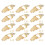24 Pcs Lock Stainless Steel Iron Square 8