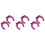 6Pcs Compact Purple Mic Wall Hook Holder Anti-Drop Wireless Mic Stand 5