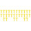 30Pcs Yellow Drywall Corner Finisher Plastic Stucco Removal Tool 3