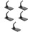 10Pcs Black Plastic Aircraft Model Display Stands for Desk Decor 7