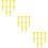 30Pcs Yellow Drywall Corner Finisher Plastic Stucco Removal Tool 8