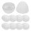 16Pcs White Paper Easter Eggs DIY Paintable Crafts for Holiday Decor 2
