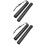 2Pcs Portable Telescoping Poster Storage Tube Black ABS Material 6