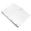 5Pcs Clear Plastic 4 Holes Binder Shells for Protecting Notebooks 1