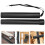 2Pcs Portable Telescoping Poster Storage Tube Black ABS Material 10