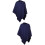 2Pcs Breathable Nursing Covers Dark Blue for Moms Use 5