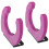 6Pcs Compact Purple Mic Wall Hook Holder Anti-Drop Wireless Mic Stand 2