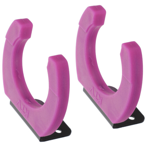 6Pcs Compact Purple Mic Wall Hook Holder Anti-Drop Wireless Mic Stand 1