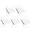 5Pcs Clear Plastic 4 Holes Binder Shells for Protecting Notebooks 8