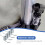 8Pcs Heavy Duty Hydraulic Jack Return Spring for Car Use Silver Iron 4