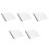 5Pcs Clear Plastic 4 Holes Binder Shells for Protecting Notebooks 7