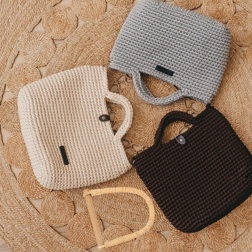 3St Bag Handle Khaki Handvatten Voor DIY Tas 1