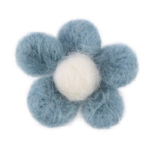 2St Wolbal Bloem DIY Decoratie Haarspelden En Knutselspullen