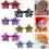 18St Gekleurde Ster Zonnebril Feest Accessoires 5