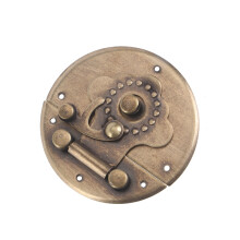 2St Antiek Stijl Sieradendoos Sluiting Koffie Kleur Decoratief Slot
