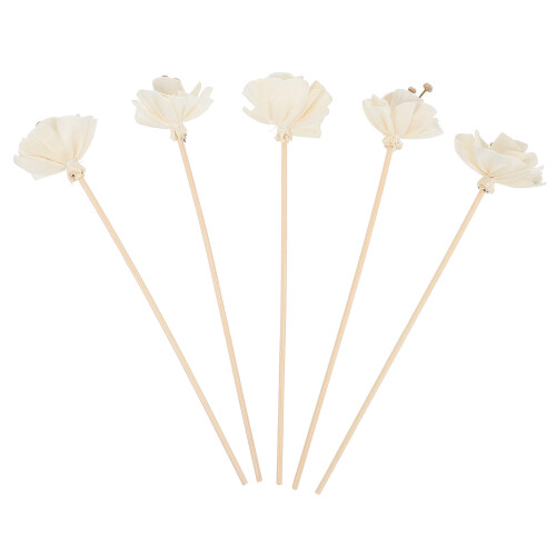 10St Decoratieve Diffuser Sticks Met Beige Natuurlijke