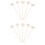 10St Decoratieve Diffuser Sticks Met Beige Natuurlijke 5