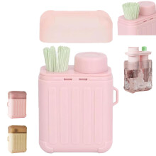 Ear Piercing Cleaning Kit with 240PCS SkinFriendly Floss, Disposable Aftercare Hole Cleaner (Pink)