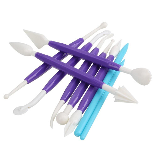 Outil de sculpture en argile plastique (9 pièces) 1