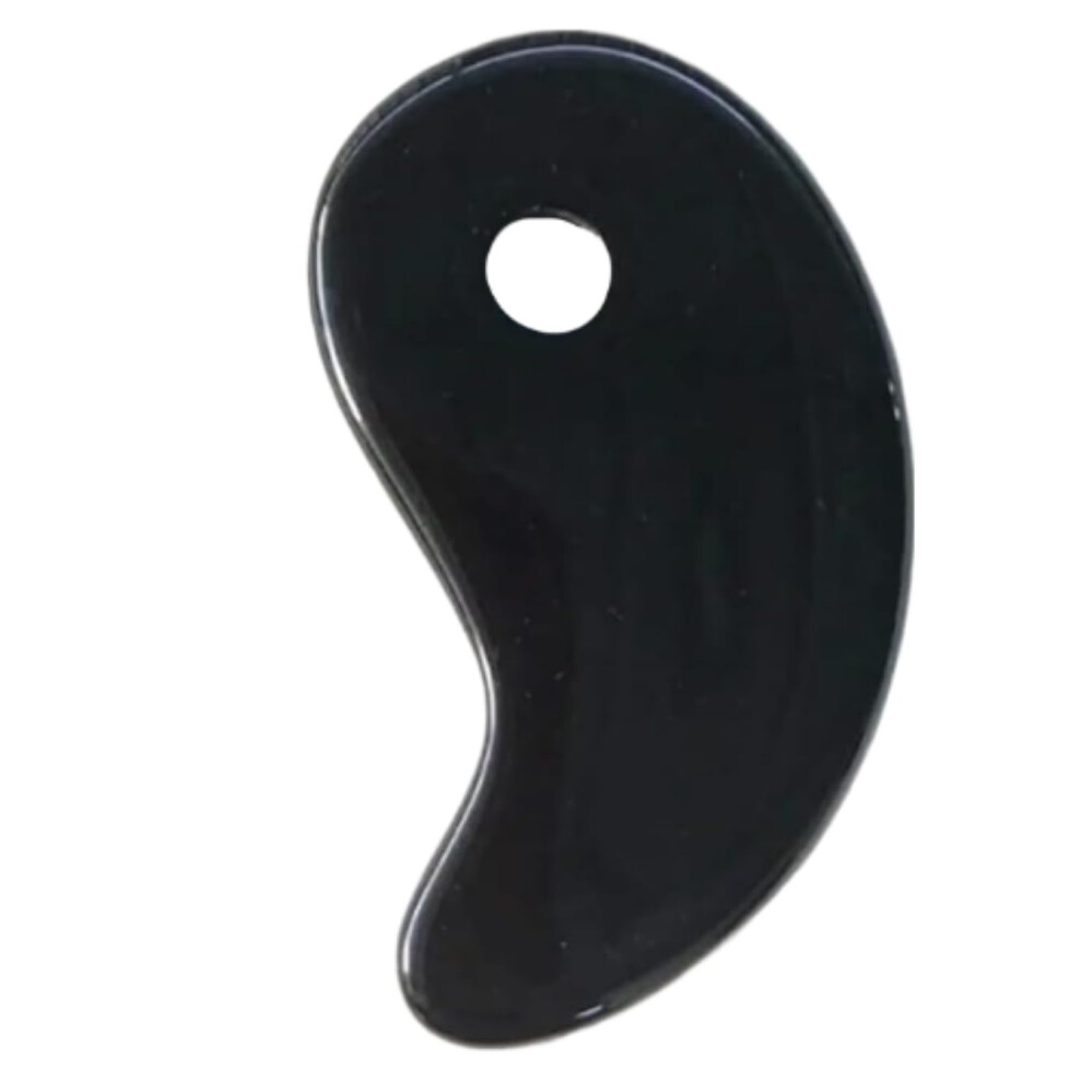 Gua Sha Massage Tool for Face and Eyes, Beeswax Scraper to Reduce Puffiness and Boost Serum Absorption
