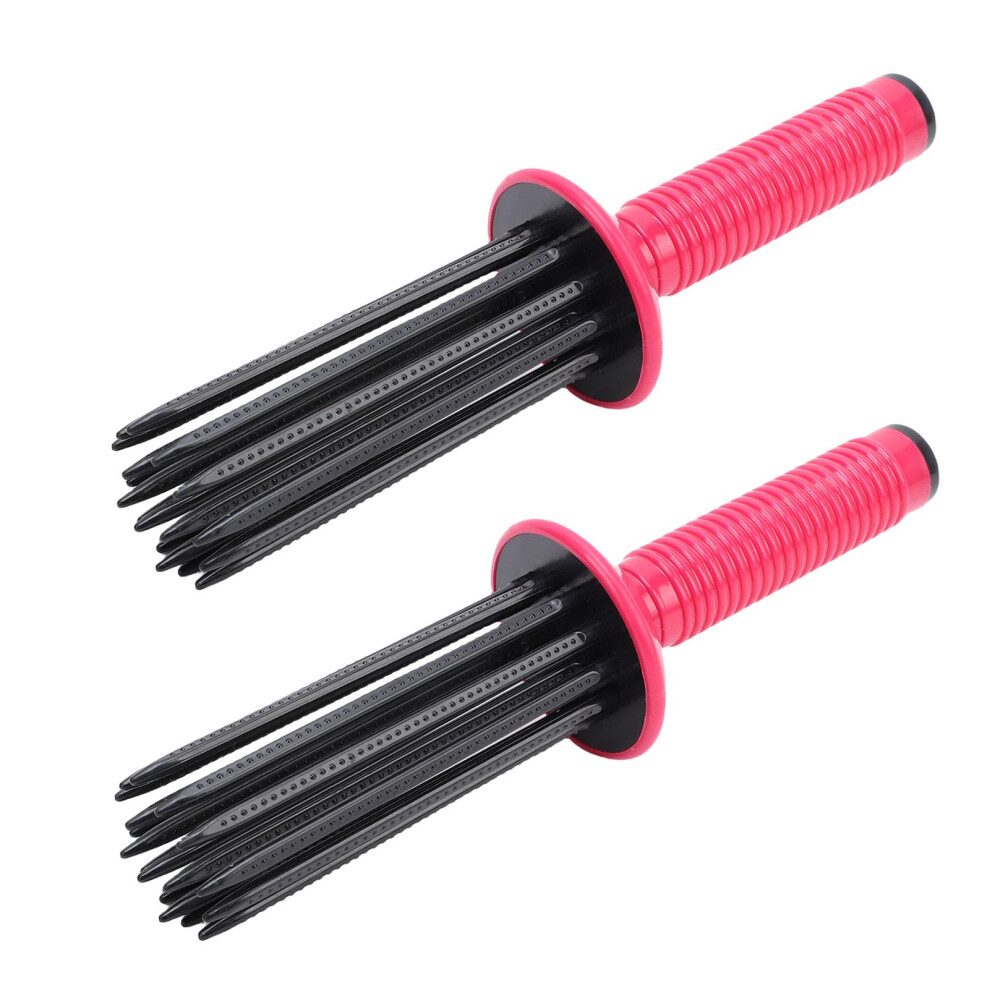 Unisex Curling Comb With Textured NonâSlip Grip For Blow Dryer, Lightweight Volumizing Hair Styling