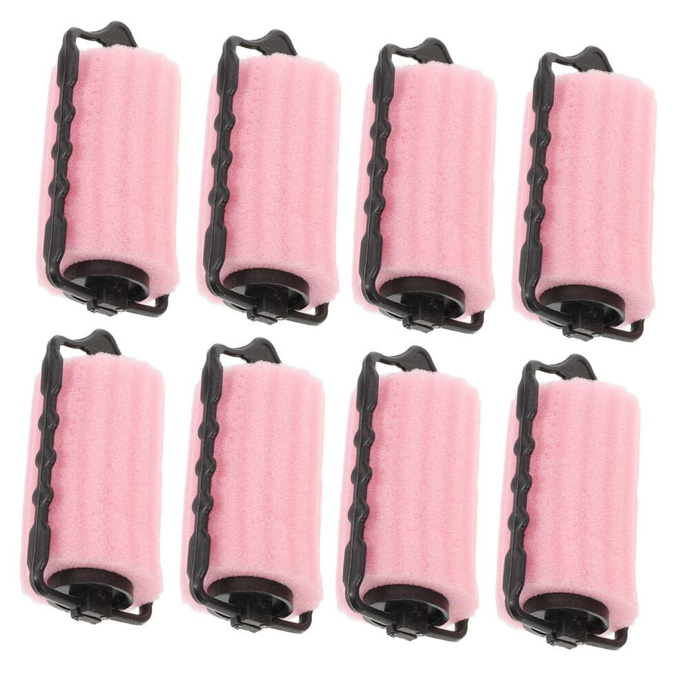 Foam Hair Rollers 8pcs Soft Sponge Curlers Jumbo Volume Easy Styling for Natural Curls