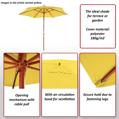 Parasol Lisbonne Ø 3,5m 2