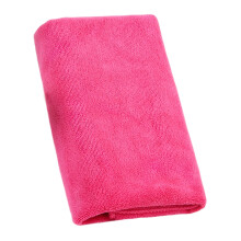 Rose Red Microfiber Hair Towel Wrap Ultra Absorbent Quick Drying Soft SkinFriendly for Spa Salon Bathroom 1pc