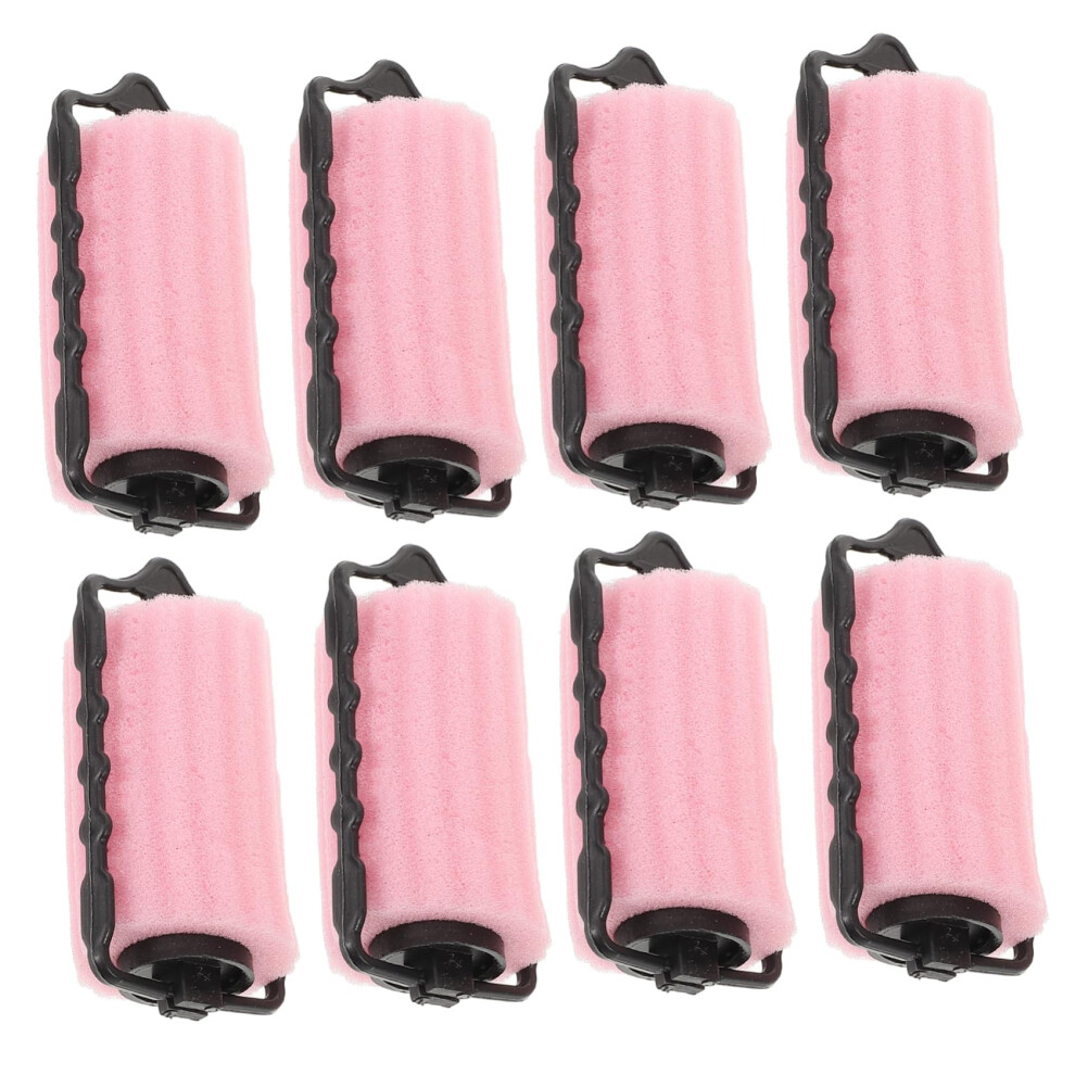 8pcs Soft Sponge Hair Rollers No Heat Curlers for Sleeping Comfortable Waves and Volume