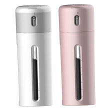 2PCS 4 in 1 Travel Dispenser Bottle, 40ml Rotating Pump with Visual Window for Toiletries