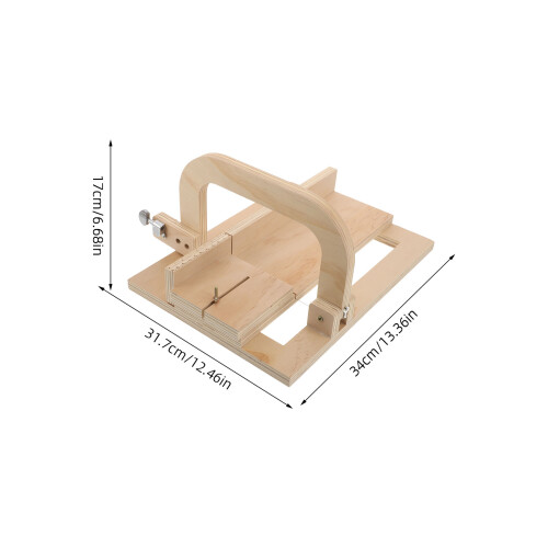 Platzsparender Holz Seifenlaibschnitzer Mit Einstellbarem Draht 2