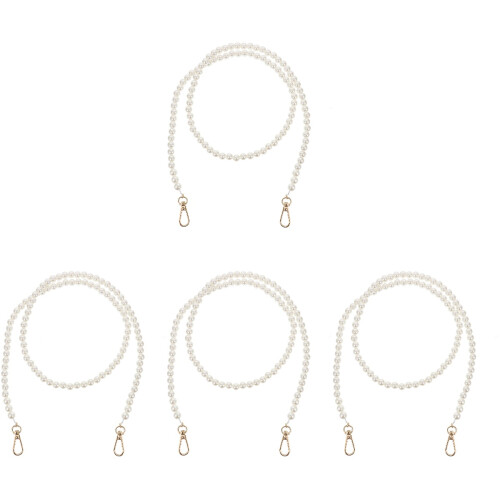 4Pcs Pearl Purse Chain Replacement Strap for DIY Handbag Decoration 2