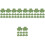 5Ensembles Formes Vert, Décorations Élégantes 4