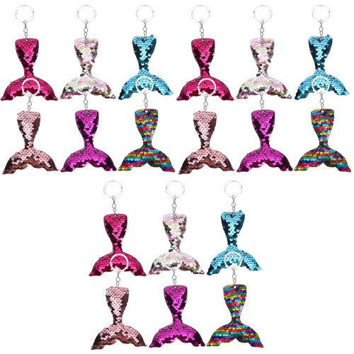 18Pièces Porte- Sirène Multicolores Pour Thème Sirène 2
