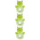 3Pièces Jouets Hochet Bébé Vert Main 8
