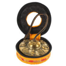 4Pcs Cymbals Set Yellow Meditation Bells for Yoga and Home