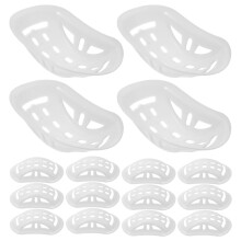 Universal Hat Chin Strap Chin Protection 40 Pcs White Plastic