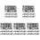 5Ensembles Kit Fixation Nylon Noires Vis Ecrous Pour Cartes Pcb 4
