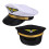 2Pcs Black White Yacht Hat Adjustable For Pirate Theme Party 1