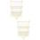 2Pcs Handmade White Macrame Storage Hammock Wall Shelf for Bedroom 9