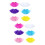 12Pièces Jupes Ballet Kids Chiffon Colorées Pour Danse Active 6